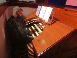 David Bail at the Christie Cinema Pipe Organ